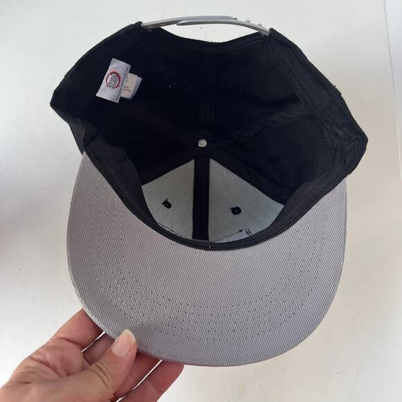 Demon Slayer Tanjiro and Nezuko Snapback Cap Hat Black Gray Adjustable One Size - Picture 7 of 12